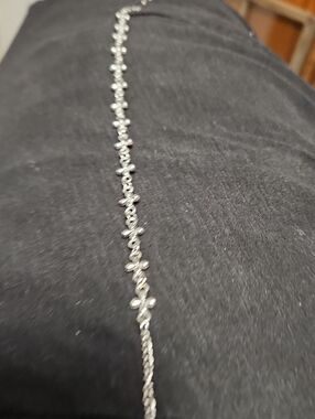 4 Different Silver Necklaces